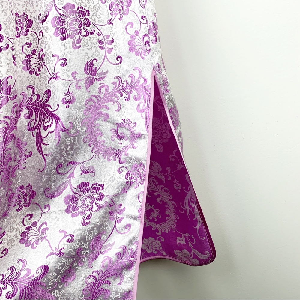 Custom Made Lavender Qipao - Picture 8 of 8
